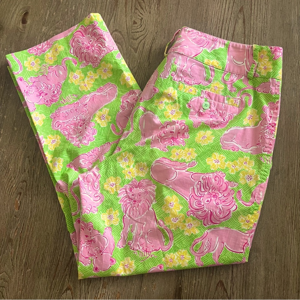 90’s Lilly Pulitzer Cropped Pants sz 6